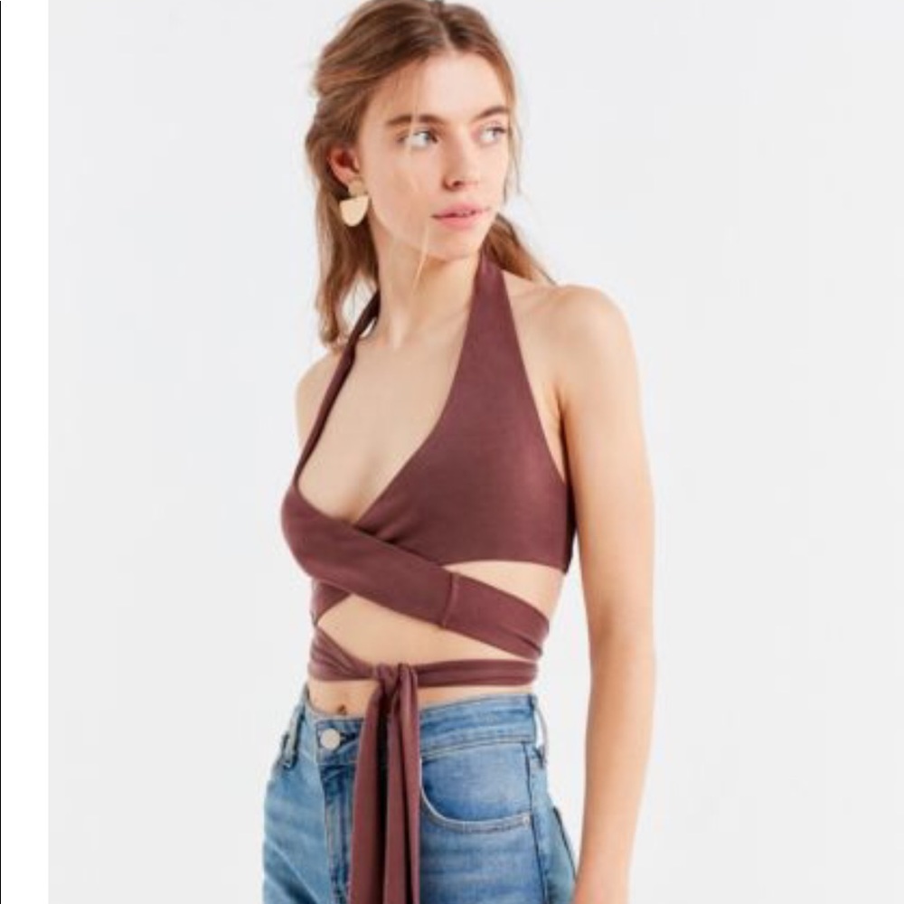 Urban Outfitters Wrap Halter